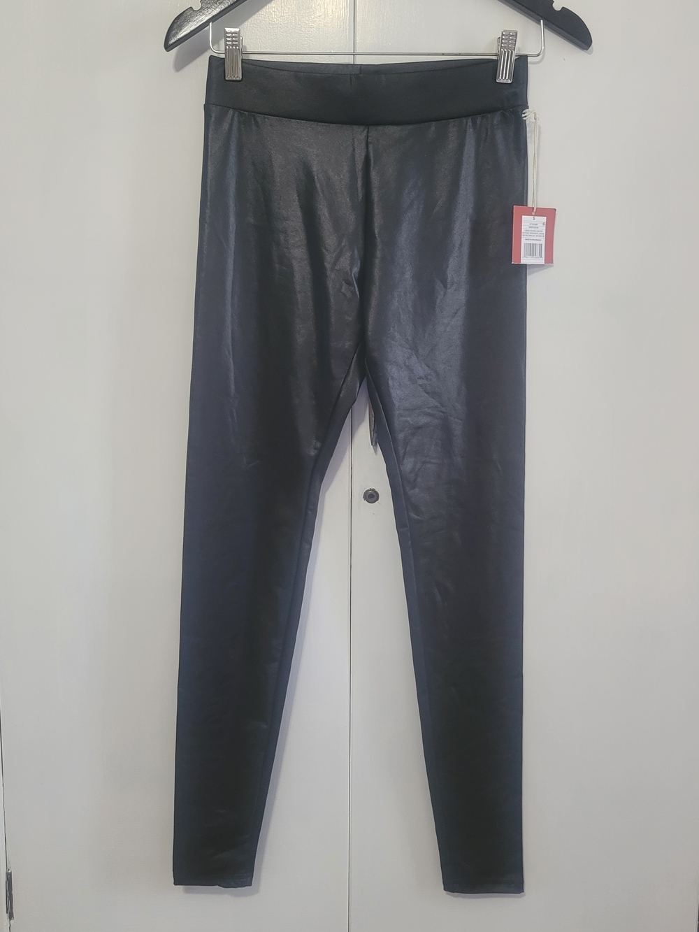 Mossimo Supply Co. Faux Leather Skinny Pants in Black